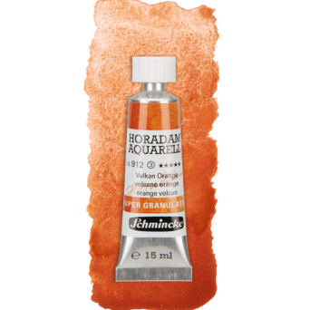 Horadam Aquarell watercolor paint - Schmincke - 912, Volcano Orange, 15 ml