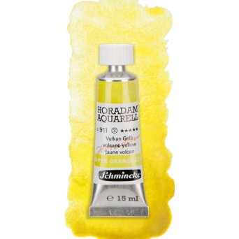 Horadam Aquarell watercolor paint - Schmincke - 911, Volcano Yellow, 15 ml