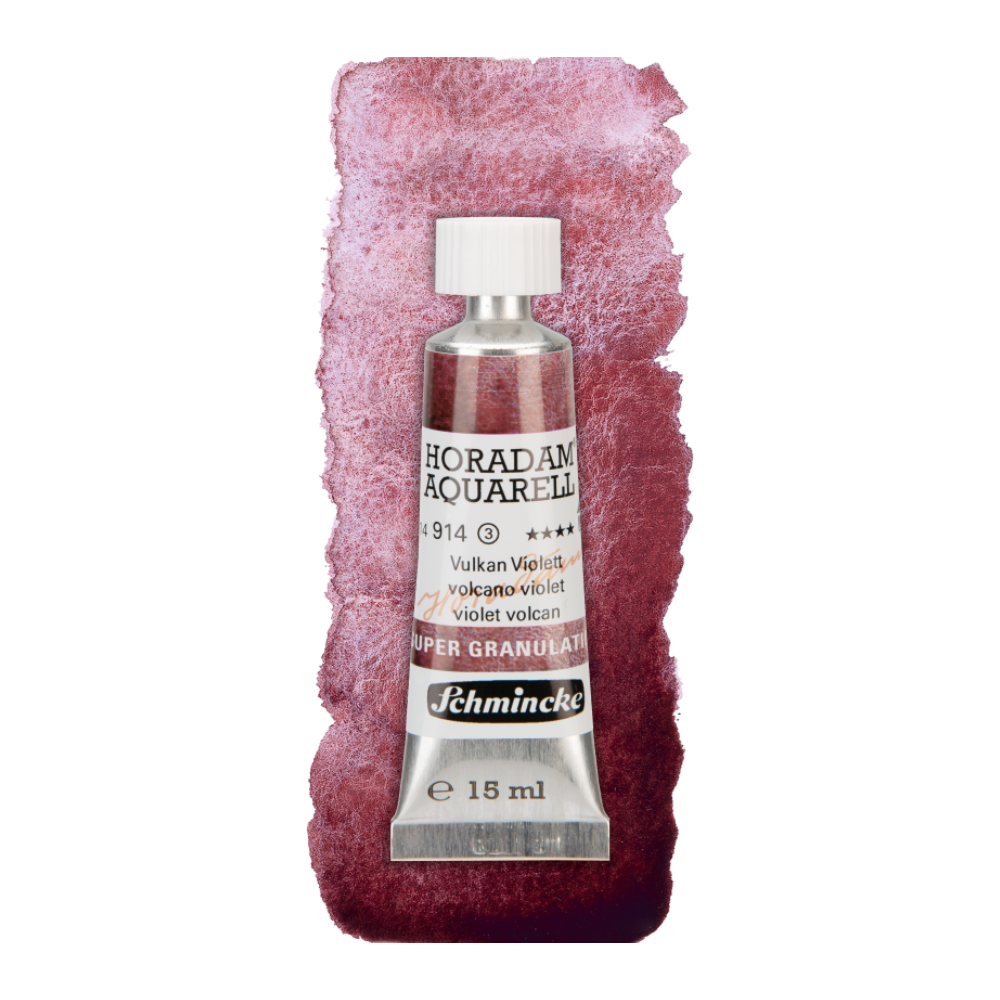 Horadam Aquarell watercolor paint - Schmincke - 914, Volcano Violet, 15 ml
