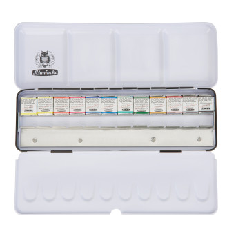 Set of Horadam Aquarell watercolor paints - Schmincke - 12 pcs