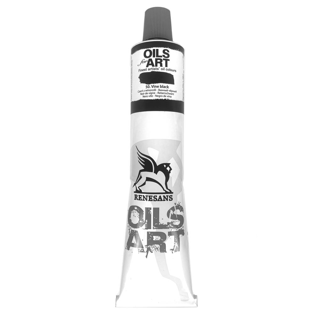 Farba olejna Olej for Art - Renesans - 50, czerń z winorośli, 140 ml