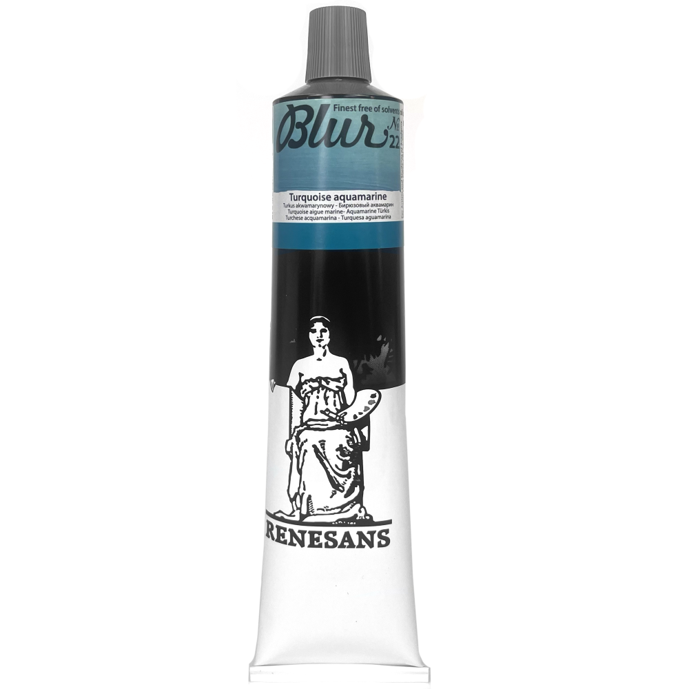 Oil paint Blur - Renesans - 22, Aquamarine Turquoise, 200 ml