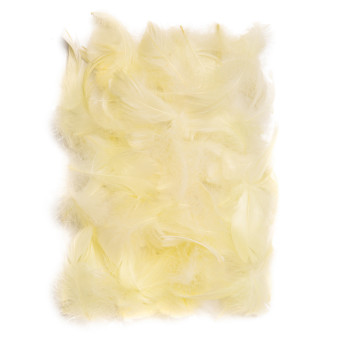 Piórka dekoracyjne - DpCraft - ecru, 10 g