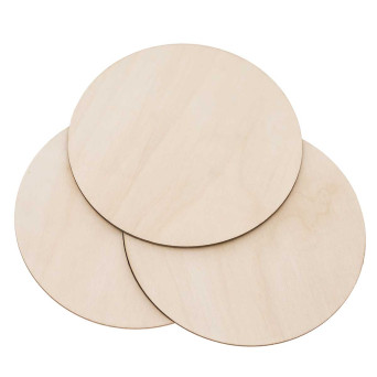 Drewniane kółka - DpCraft - 16,5 cm, 3 szt.