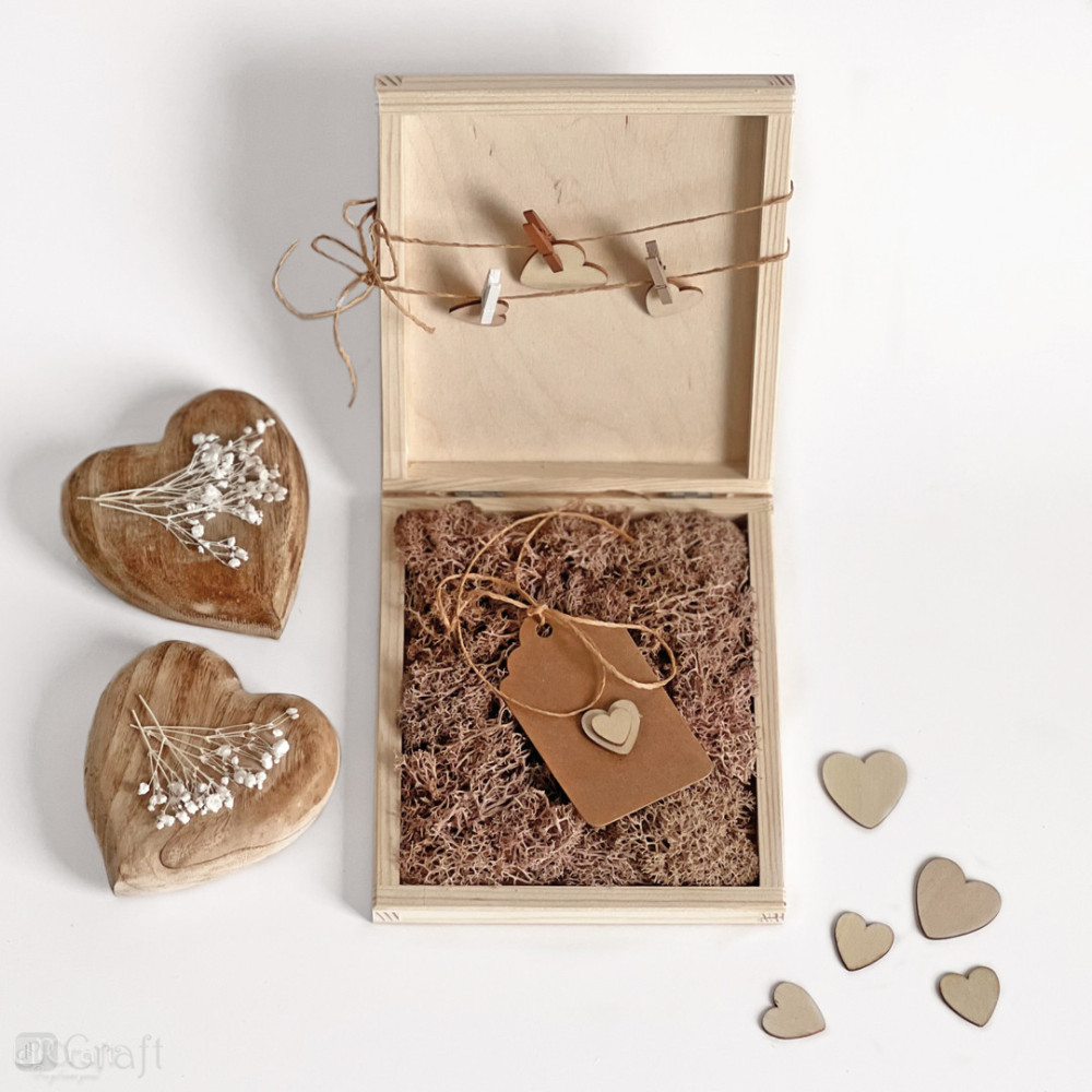 Decorative moss - DpCraft - brown, 30 g