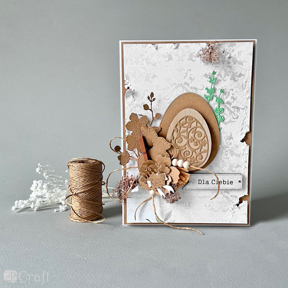 Wooden eggs - DpCraft - natural, 8 pcs