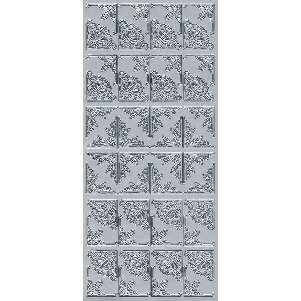 Sticker - Corners 145 silver