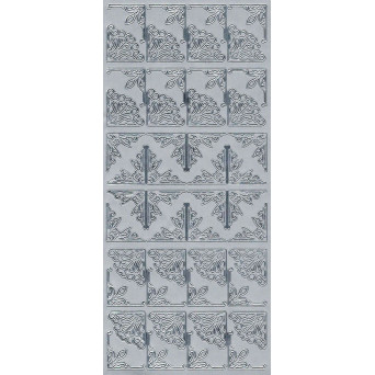 Sticker - Corners 145 silver