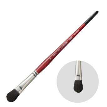 Pędzel koci język, mieszany, Black Resable, seria 700F - Holbein - nr 18