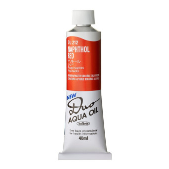 Farba olejna Duo Aqua Oil - Holbein - 212, Naphthol Red, 40 ml