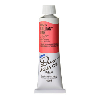 Farba olejna Duo Aqua Oil - Holbein - 216, Brilliant Pink, 40 ml