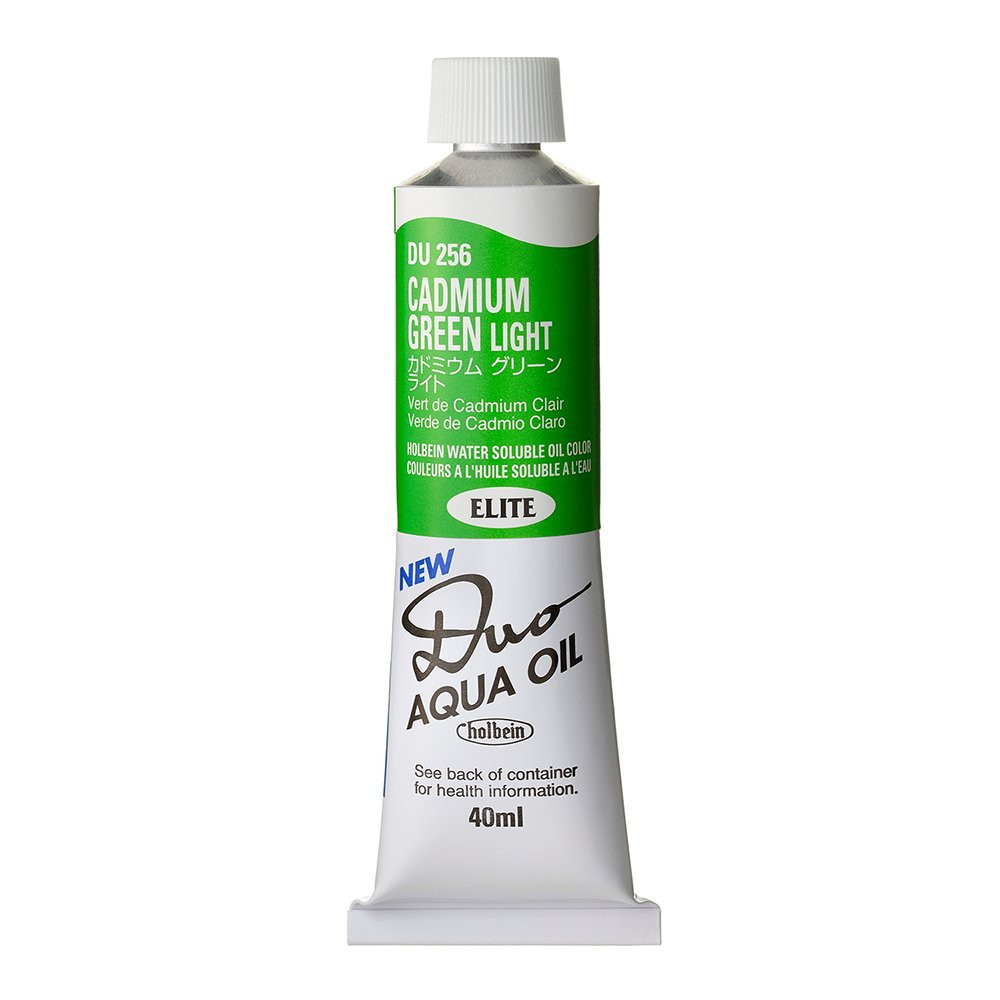 Farba olejna Duo Aqua Oil - Holbein - 256, Cadmium Green Light, 40 ml