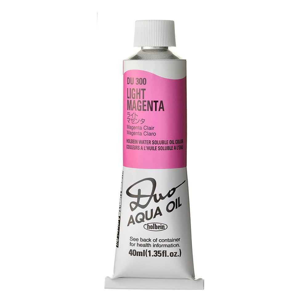 Farba olejna Duo Aqua Oil - Holbein - 300, Light Magenta, 40 ml