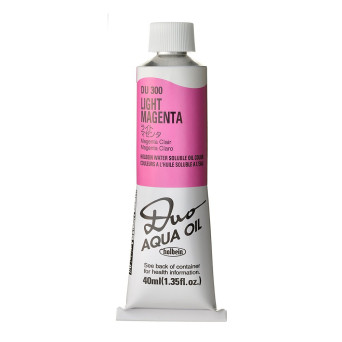 Farba olejna Duo Aqua Oil - Holbein - 300, Light Magenta, 40 ml