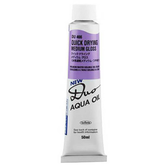 Medium Quick Drying do farb olejnych Duo Aqua Oil - Holbein - połysk, 50 ml
