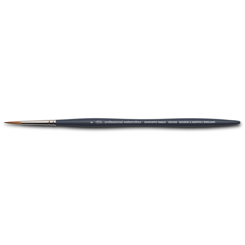 Pędzel okrągły, syntetyczny sobol - Winsor & Newton - nr 4