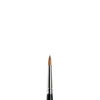 Round Kolinsky Sable Miniature brush, series 7 - Winsor & Newton - short handle, no. 6