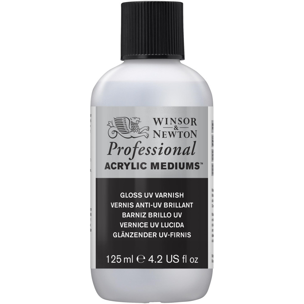 Werniks UV do farb akrylowych Professional - Winsor & Newton - połysk, 125 ml
