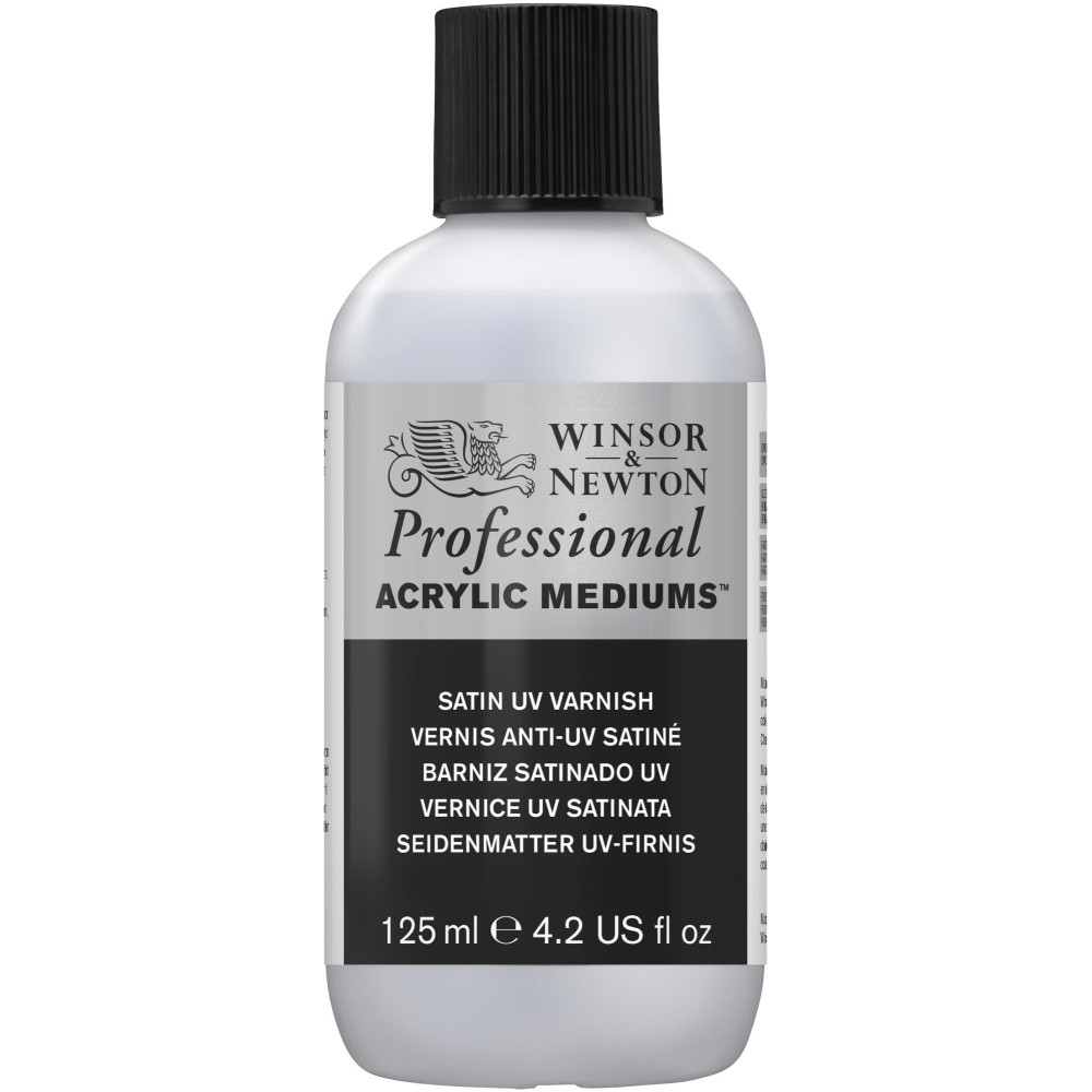 Varnish Satin UV for acrylics Professional - Winsor & Newton - 125 ml