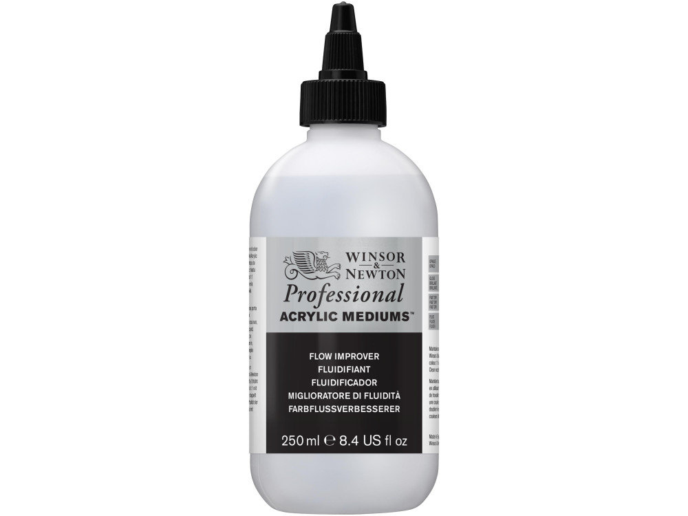 Medium do farb akrylowych Flow Improver - Winsor & Newton - 250 ml