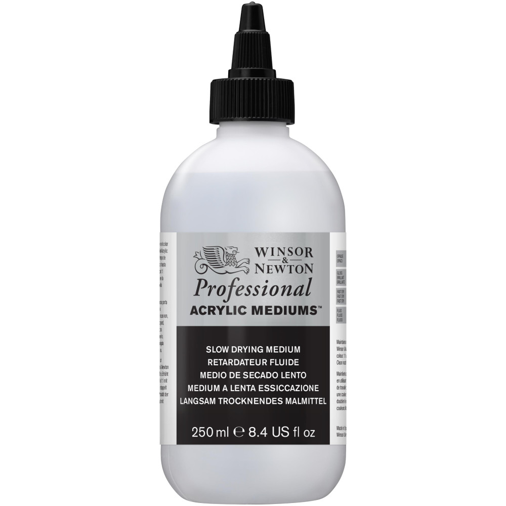 Slow Drying Medium for acrylics - Winsor & Newton - 250 ml