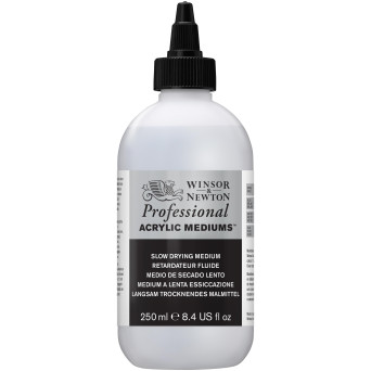 Slow Drying Medium for acrylics - Winsor & Newton - 250 ml
