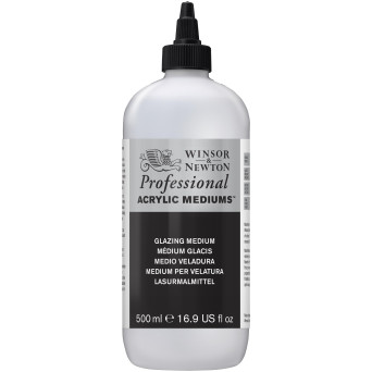 Medium do farb akrylowych Glazing - Winsor & Newton - 500 ml