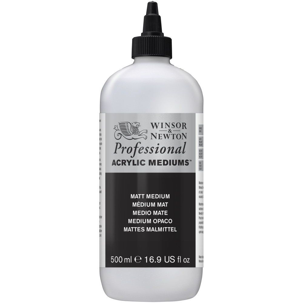 Matt Medium for acrylics - Winsor & Newton - 500 ml