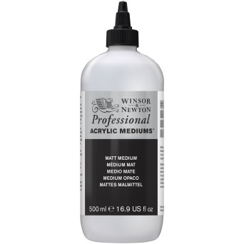 Matt Medium for acrylics - Winsor & Newton - 500 ml