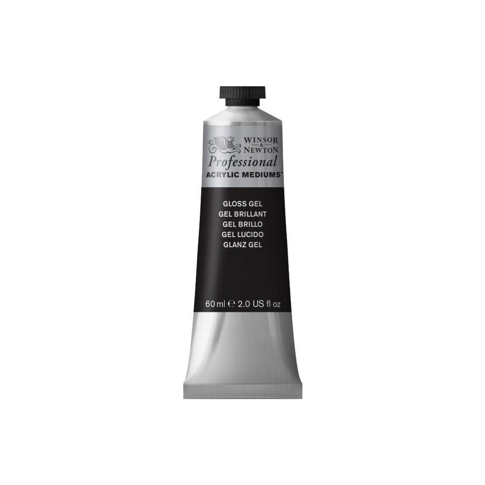 Medium do farb akrylowych Professional - Winsor & Newton - połysk, 60 ml