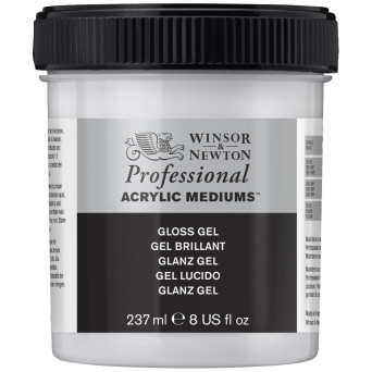 Gloss Gel Medium for acrylics Professional - Winsor & Newton - 237 ml