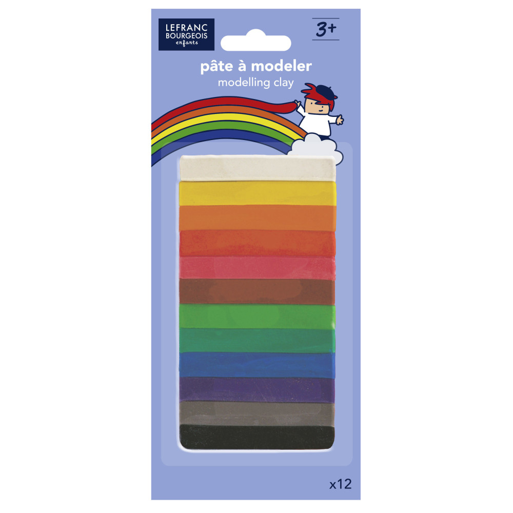 Modelling clay - Lefranc & Bourgeois - 12 colors