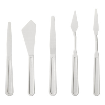 Set of Basic plastic painting spatulas - Liquitex - 5 pcs