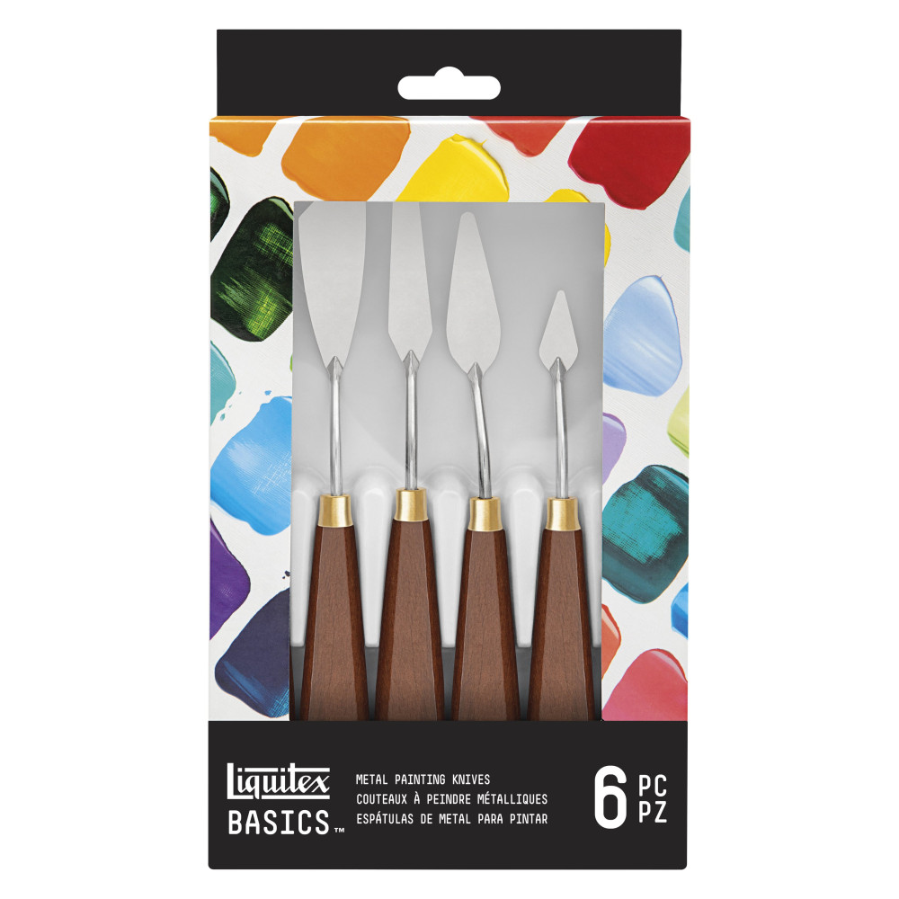 Set of Basic painting knives - Liquitex - 6 pcs
