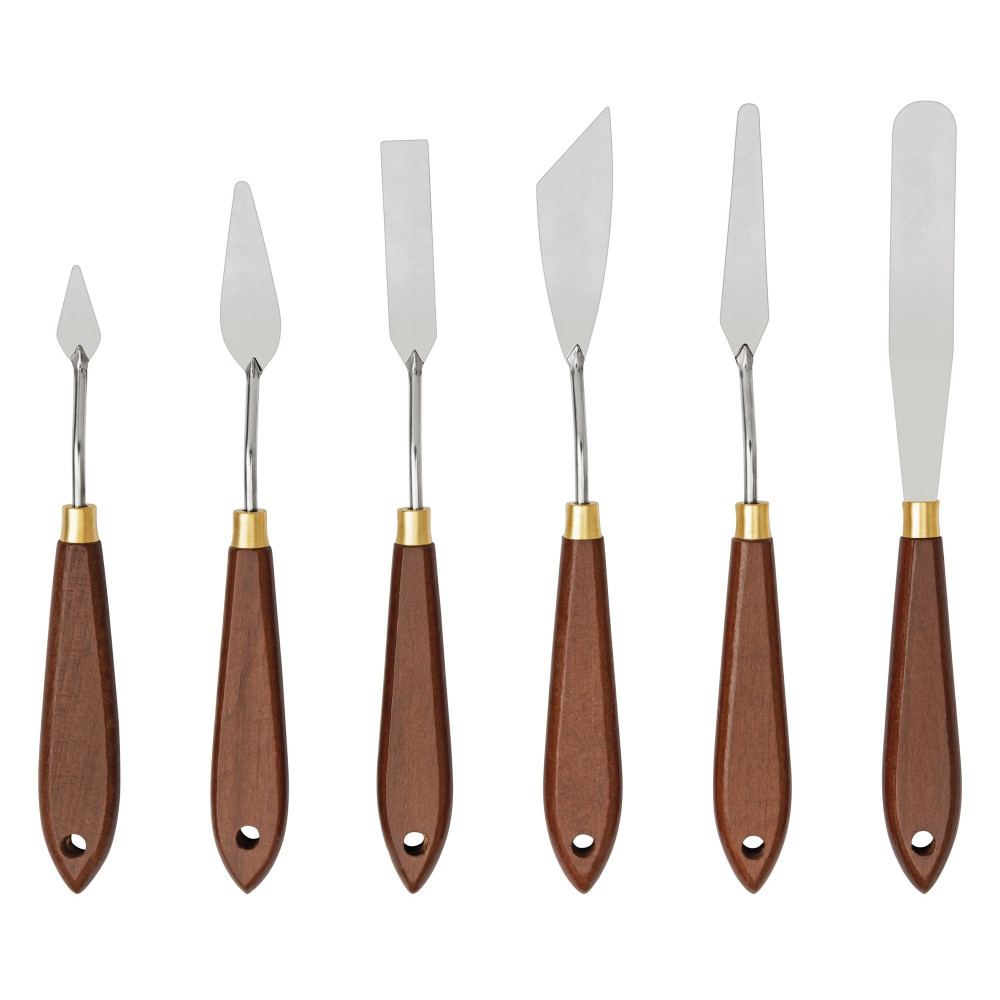 Zestaw metalowych szpachelek malarskich Basic - Liquitex - 6 szt.