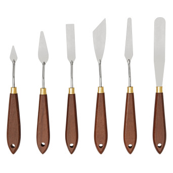 Zestaw metalowych szpachelek malarskich Basic - Liquitex - 6 szt.