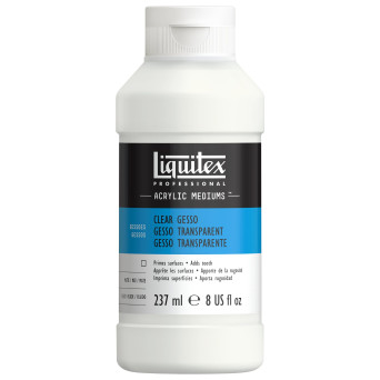 Gesso for acrylics and oils - Liquitex - transparent, 237 ml