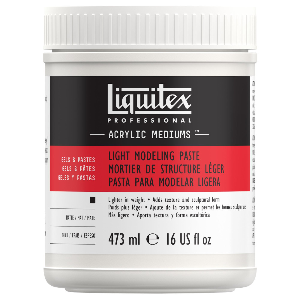 Light Modelling Paste for acrylics and oils - Liquitex - 473 ml
