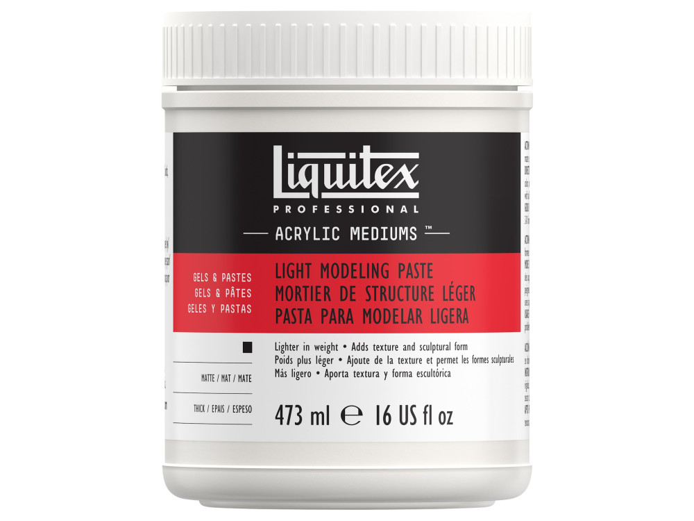 Light Modelling Paste for acrylics and oils - Liquitex - 473 ml