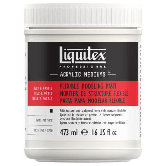 Pasta modelująca do farb akrylowych i olejnych - Liquitex - elastyczna, 473 ml