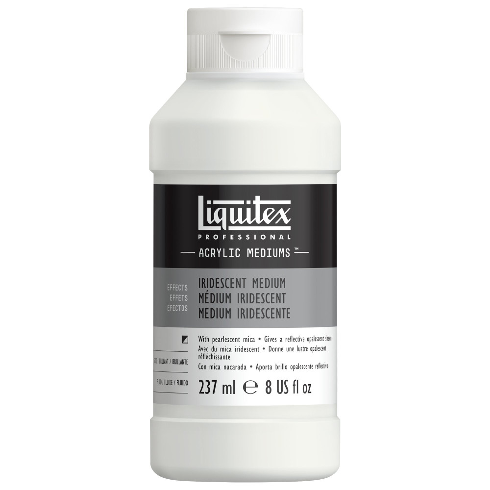 Medium do farb akrylowych Iridescent - Liquitex - opalizujące, 237 ml