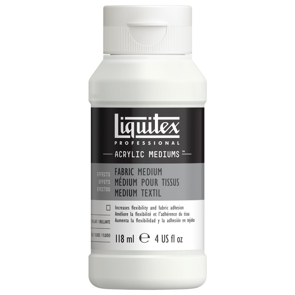 Medium do farb akrylowych Fabric Medium - Liquitex - 118 ml