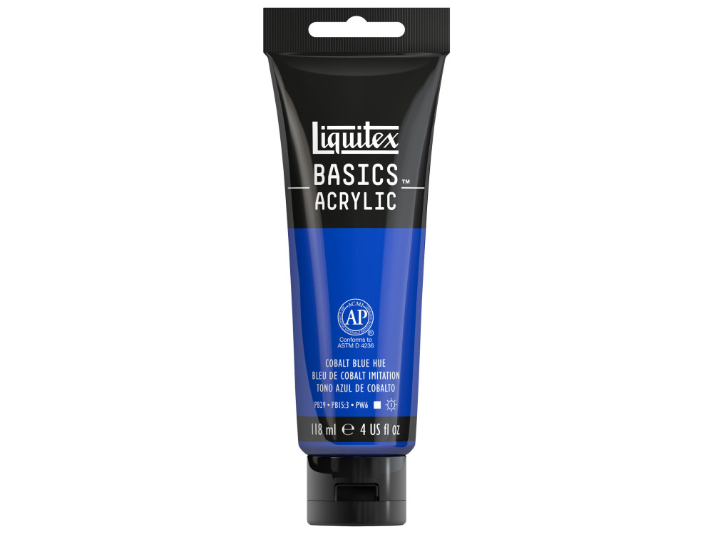 Farba akrylowa Basics Acrylic - Liquitex - 381, Cobalt Blue Hue, 118 ml