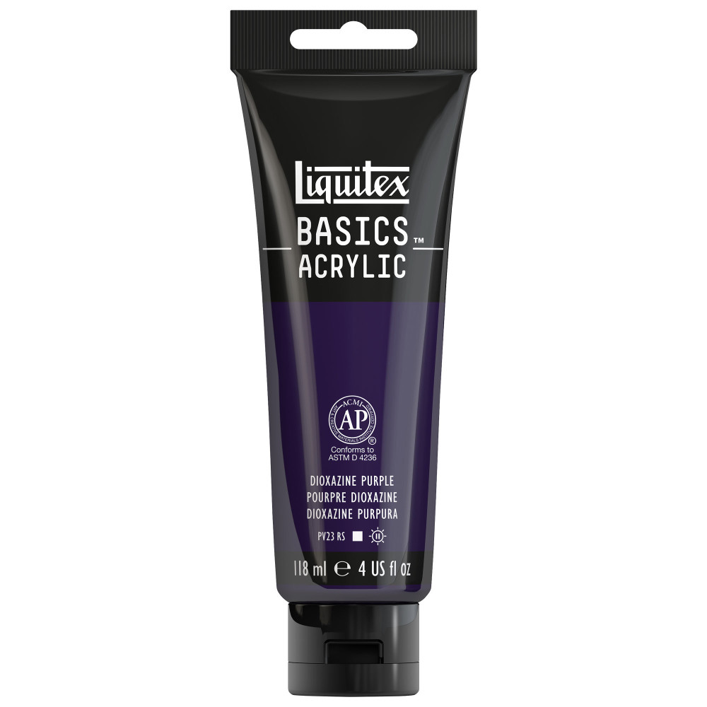 Farba akrylowa Basics Acrylic - Liquitex - 186, Dioxazine Purple, 118 ml