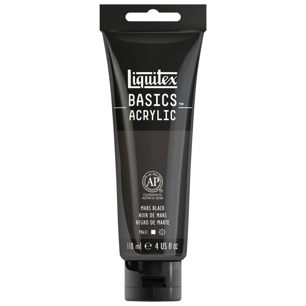 Basics Acrylic paint - Liquitex - 276, Mars Black, 118 ml