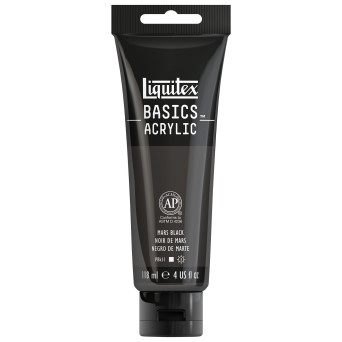 Farba akrylowa Basics Acrylic - Liquitex - 276, Mars Black, 118 ml