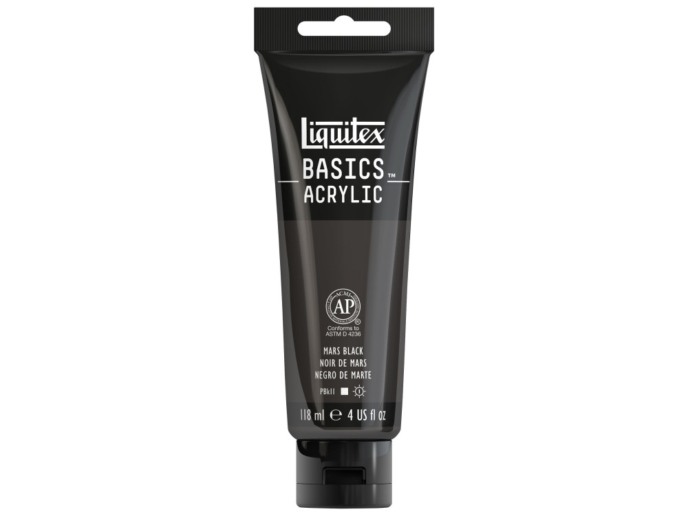 Basics Acrylic paint - Liquitex - 276, Mars Black, 118 ml