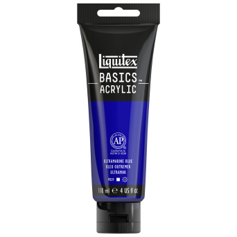 Basics Acrylic paint - Liquitex - 380, Ultramarine Blue, 118 ml
