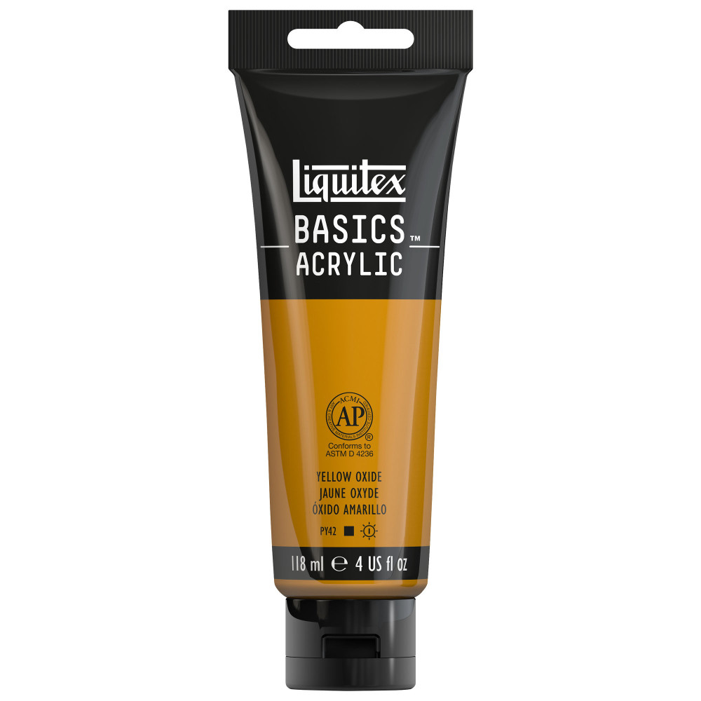 Basics Acrylic paint - Liquitex - 416, Yellow Oxide, 118 ml