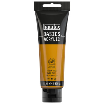 Farba akrylowa Basics Acrylic - Liquitex - 416, Yellow Oxide, 118 ml